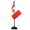 Anley Peru Deluxe Desk Flag Set - 6 x 4