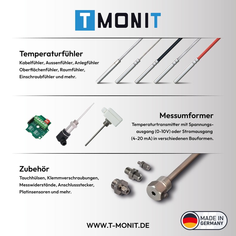 Tmonit - Immersion Sleeve Nickel-Plated Brass | 1/2 Inch |