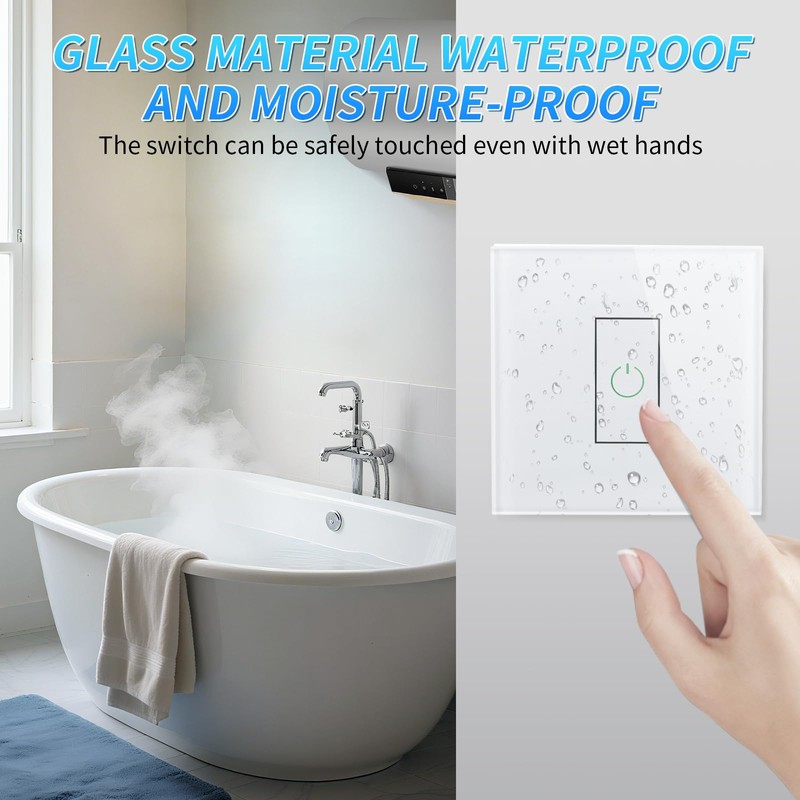Smart Immersion Heater Timer Switch, 40A 8000W WiFi Smart Water