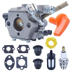 Gubeter Carburetor Kit for Stihl Fs50 Fs51 Fs61 Fs62 Fs65 Fs66 Fs90 Fs96 Trimmer and Bg60 Bg61 Blower For Walbro Wt-38-1, Wt-38, Wt-38B