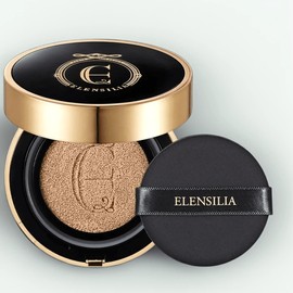 Ellencilla Black Cushion Cover Foundation UV Protection SPF50+ PA++++ No. 23, 1 piece / 엘렌실라 블랙쿠션 커버파운데이션 자외선차단 SPF50+ PA++++ 23호, 1개