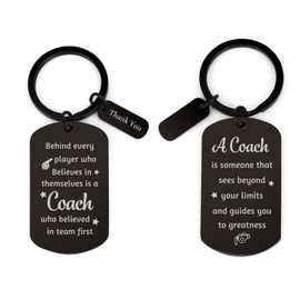 Fodfgxf Coach Appreciation Gifts Thank You Keychain Gift for Baseball Soccer Volleyball Softball Basketball Coach Men Team Gift Ideas