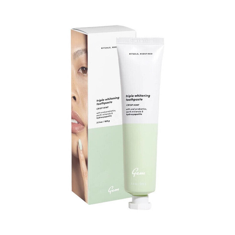 Gem Triple Whitening Toothpaste, Coconut Mint 100g