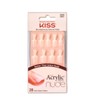 Kiss Salon Acrylic Nude French Nails Breathtaking (KAN01)
