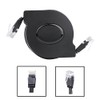 Cable retr¨¢ctil ajustable Cat-6 10 Gigabit Ethernet ultra plano retr¨¢ctil