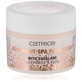 Catrice Holiday Skin Overnight Spa Face Mask, White, for Combination Skin, for Blemished Skin, Relaxing, Soothing, Nourishing, with Vitamins, Revitalising, Protective, Natural (30 ml)