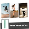 Outanaya 2pcs Dualhead Skateboard Rail Guards Impact-Resistant Rib Bones Rail