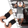 Yemax Power Grip Strength Training Gloves Hook Wrist Wraps Support