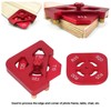 Router Template Aluminium Alloy Round Corner Radius Jig Tool Set