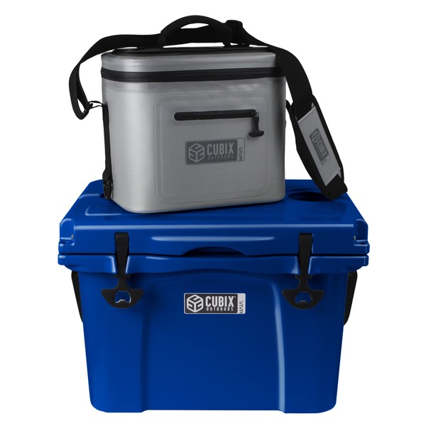 Viva 25QT Portable Rotomolded Hard cooler, Heavy Duty Cooler Ice