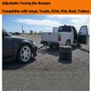Tow Bar,Adjustable Towing Bar Bumper Mount 5000lb w/ 2X Chains,Universal