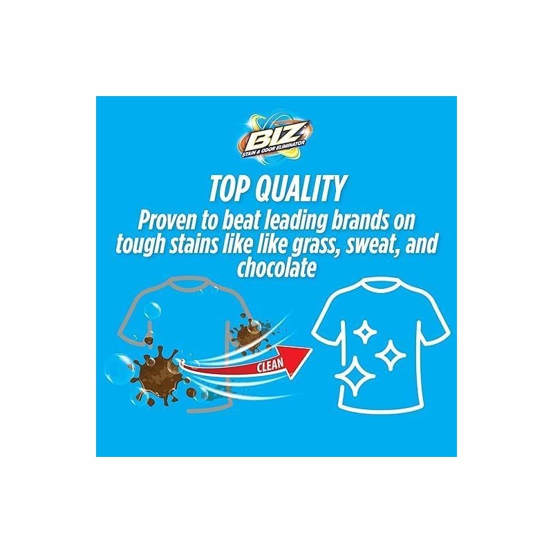 BIZ Stain and Odor Eliminator Laundry Detergent Powder - (Pack