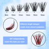 AnyFairy Lash Clusters Kit 8-18mm DIY Lash Extension Kit Wispy