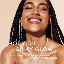 Nuxe Nuxe Huile Prodigieuse Shimmer Multi-Purpose Dry Oil - Luxurious Radiant Glow and Hydration for Face, Body & Hair, 3.3 Fl Oz