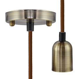 SEGULA Pendelleuchte LED E27 Pendelleuchte Miami Rose-Nickel 50569 Rose, Nickel (gebürstet)