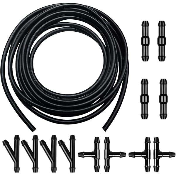 13 Pcs Car Windshield Washer Hose 4M Washer Fluid Hose