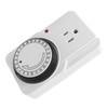 Mechanical Outlet Timer 24 Hours Cycle 3 Prong 2 Modes