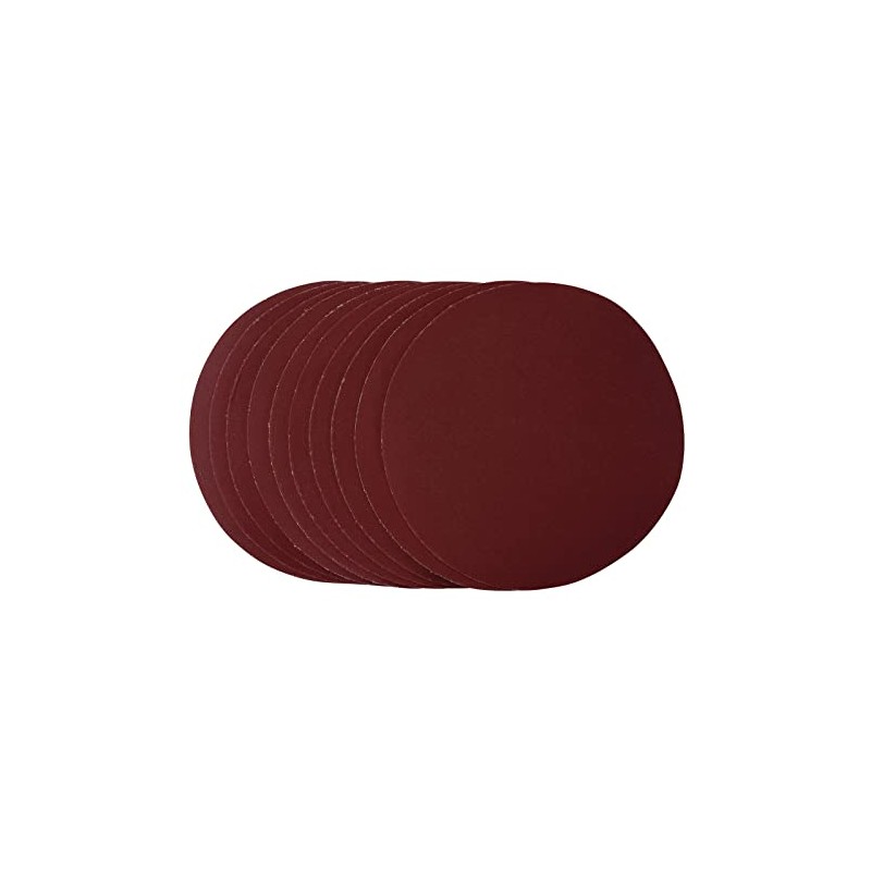 Draper 56371 Sanding Discs, 180mm, 320 Grit, Hook & Loop