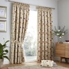 Curtina - Natural & Red Floral Curtain Tie Backs -