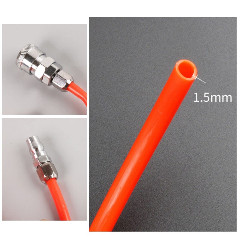 PLEAVIT Air Hose Inner Diameter 0.2 inch (5 mm), Outer