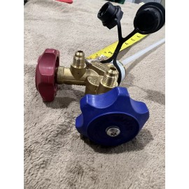 ECG Y-Valve for Refrigerant Recovery Cylinders
