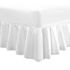 DTEX HOMES Luxury Polycotton Extra Deep Frilled Valance Fitted Sheets,