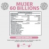 Probióticos Mujer 60 Billion + Prebióticos (prebiotic) + Inulina de