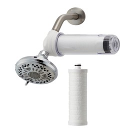 VitaPure Inline Shower Filter SUF-350S aka ES350S, Removing Rust, Impurities (5-10 Micro Filtering) form Tap Water