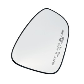 Right Passenger Side Mirror Glass Heated Without Blind Spot Without Auto Dimming Compatible with for 2018 2019 2020 2021 2022 2023 2024 2025 Honda Accord (Passenger Heated No-Blind Spot)