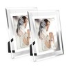 Komimaci 6x8 Picture Frames - 2 Pack Glass Photo Frame
