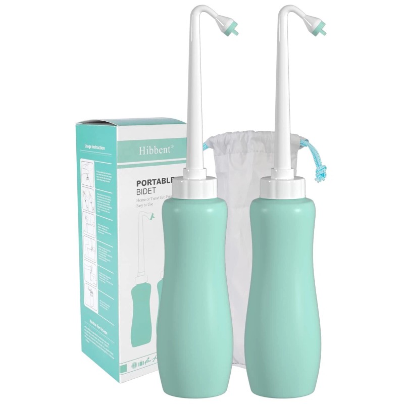 Hibbent Portable Travel Handheld Bidet Sprayer Personal Hygiene Bottle Spray