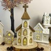 Carousel Home LED Ceramic Christmas Church | Light Up Ceramic