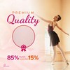 Dancina Ballet Dance Tights Footed 2pack for Teenagers Women's M/L