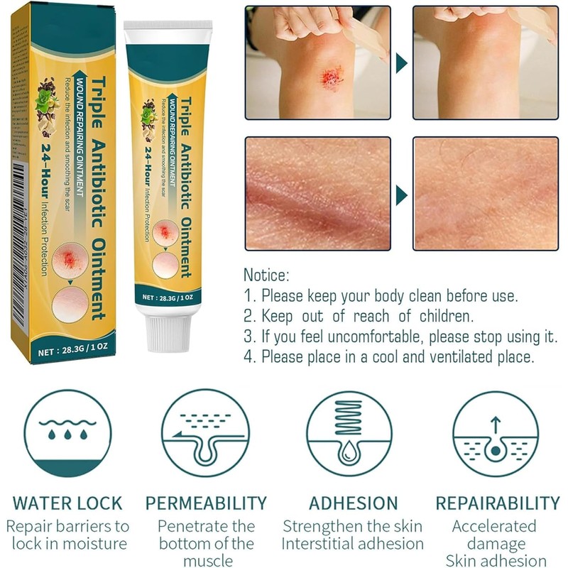 Wound Healing Ointment, Relieve Skin Abrasions, Promote Wound Healing
