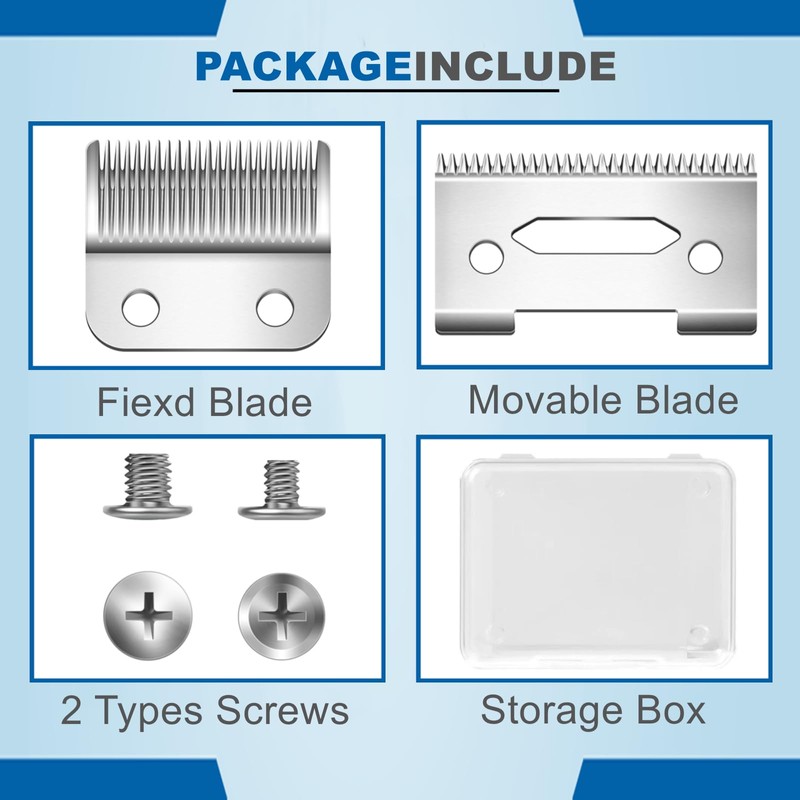 Blades for Wahl Precision Replacement Blades Compatible with Wahl MC3