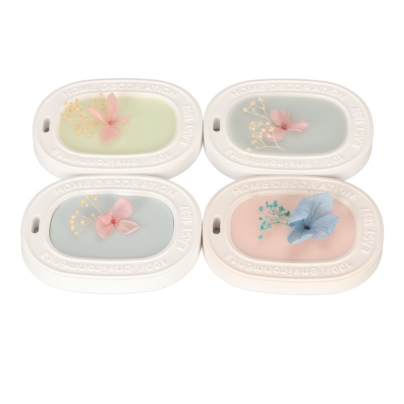 4PCS Set Wardrobe Aromatherapy Wax Tablets Long Lasting Floral Scent