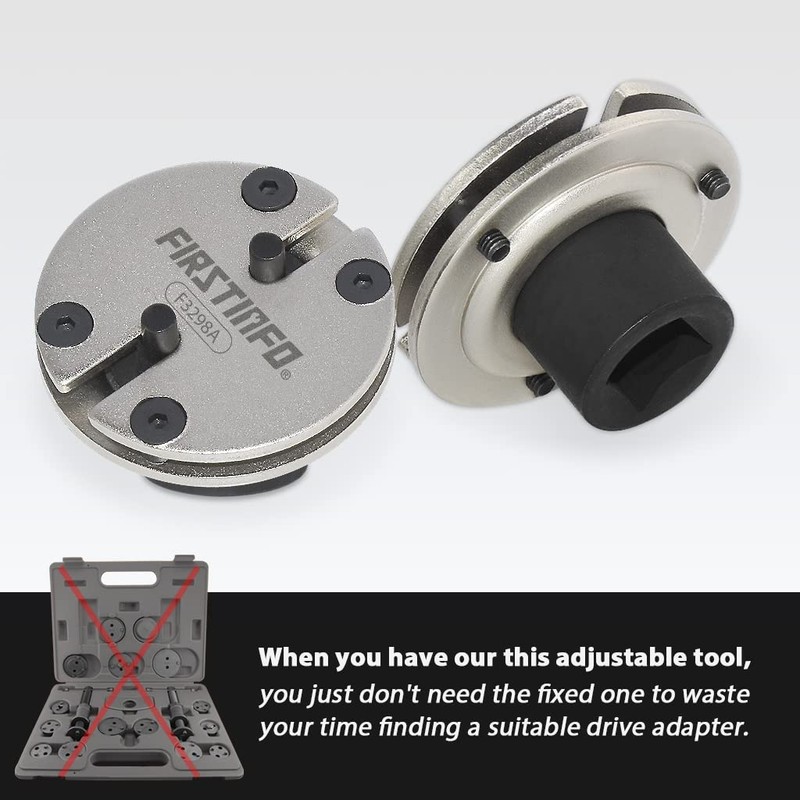 FIRSTINFO F3298A Universal 2&3 Pin Adjustable Auto Disc Brake Pad