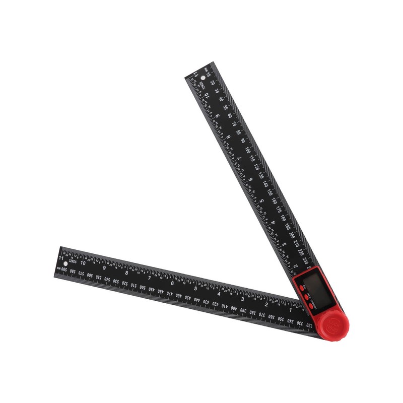 Digital Display Angle Ruler 2 in 1 Plastic Lightweight Convenient