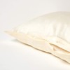 Homescapes Organic Cotton V Shaped Pillowcase Cream 400 Thread Count