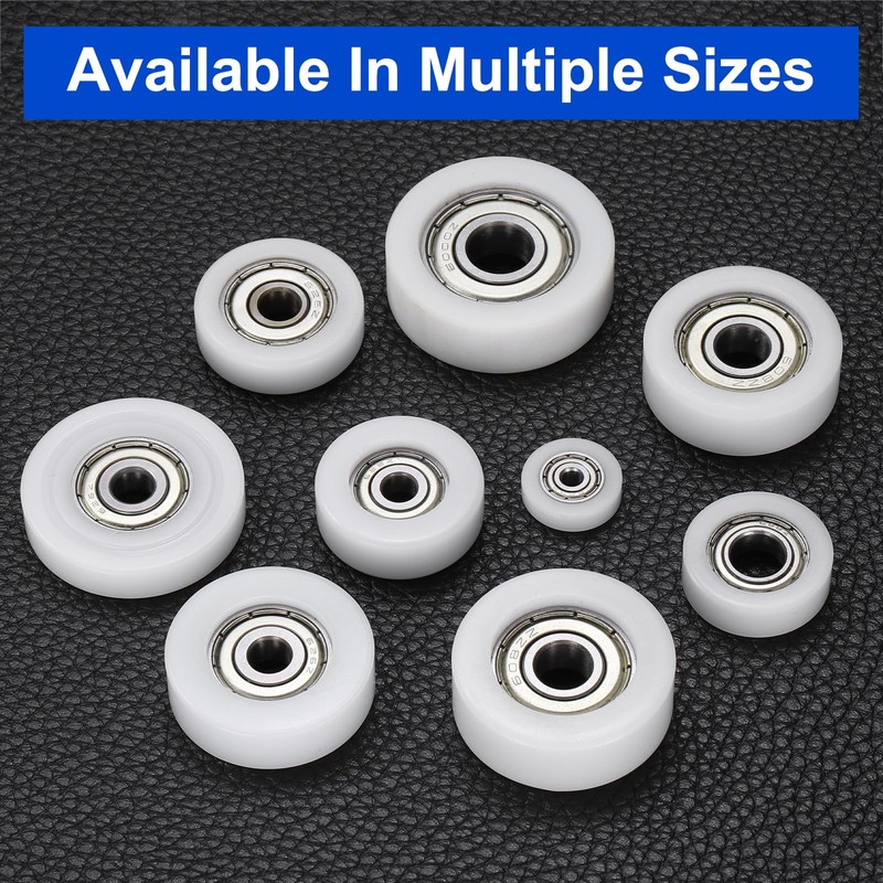 sourcing map 4Pcs Ball Bearing Guide 10 x 35 x