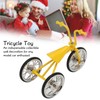 Toy Tricycle Model 3D Car Model Removable Tricycle Ornament Metal