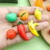 Sailanzi 20pcs Resin Fruit Set Strawberry Apple Pineapple Orange Banana