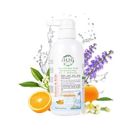 HH 2-in-1 Oat Baby Wash for Sensitive Skin(500g) - Red Tangerine