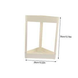 MAGICLULU Bathroom Corner Shelf Storage Organizer for Makeup Design for Bathroom and Kitchen Countertop Use