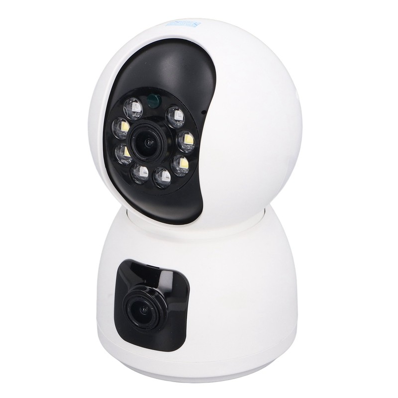 Dual Lens Security Camera Wireless 1080P 2 Way Talk Baby
