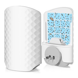 WowCatch Flying Insect Trap for Indoors, Bug Killer Light Trap for Fruit Flies, Gnats, Moths, and Houseflies, 1 Device + 4 Refills, Best Fly Traps for Home, Kitchen, Bedroom, Plant Area, Garages