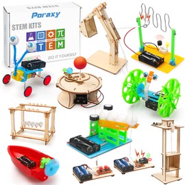 11 in 1 STEM Kits for Kids 8-10-12, Toys for Ages 8-13, Gifts for 8 9 10 11 12 13 Year Old Boys and Girls, Science Robot Crafts Building Kits, Educational Engineering Experiments Projects