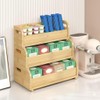 Wisuce Tea Holder for Tea Bags Organizer - Bamboo Tea