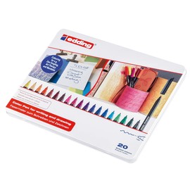 edding 4-1200-20 Fibre-Tip Pens 0.5-1 mm, Assorted, Pack of 20
