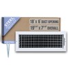 Fits 18x6 Duct Opening Steel Adjustable Air Supply Grille by